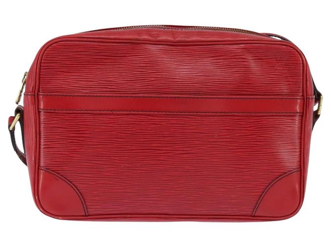 LOUIS VUITTON Borsa a Spalla Epi Trocadero 27 Rossa M52317 LV Auth BA7216 Rosso - vista 13