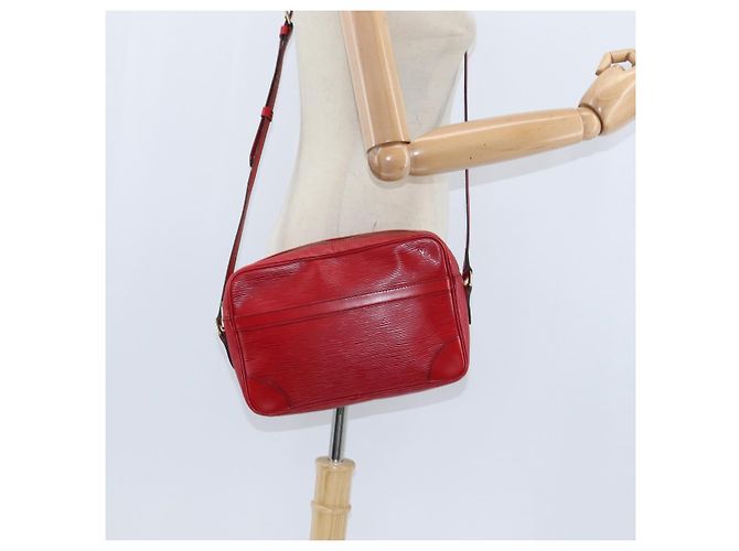 LOUIS VUITTON Borsa a Spalla Epi Trocadero 27 Rossa M52317 LV Auth BA7216 Rosso - vista 22