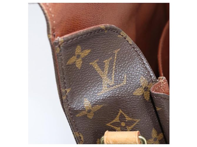 LOUIS VUITTON Borsa a Spalla Monogram Cartouchiere GM M51252 LV Auth BA7168 Monogramma - vista 10