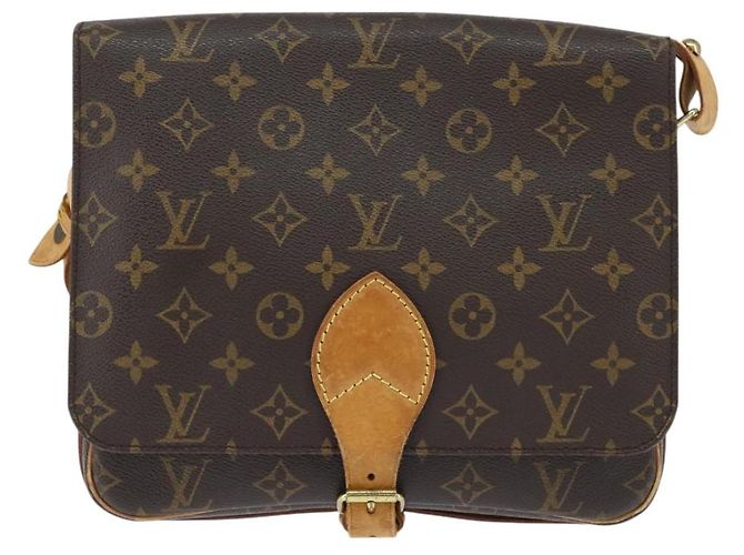 LOUIS VUITTON Borsa a Spalla Monogram Cartouchiere GM M51252 LV Auth BA7168 Monogramma - vista 13