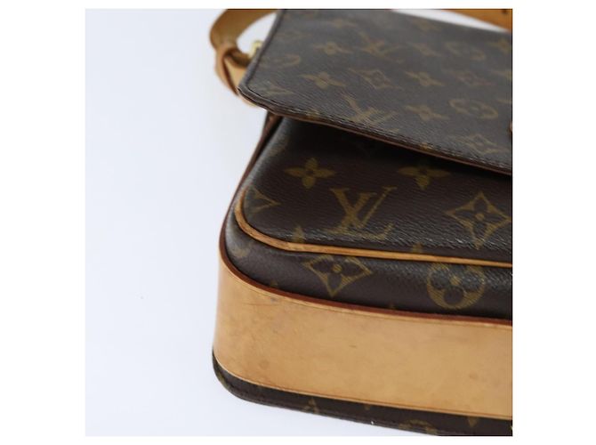 LOUIS VUITTON Borsa a Spalla Monogram Cartouchiere GM M51252 LV Auth BA7168 Monogramma - vista 14