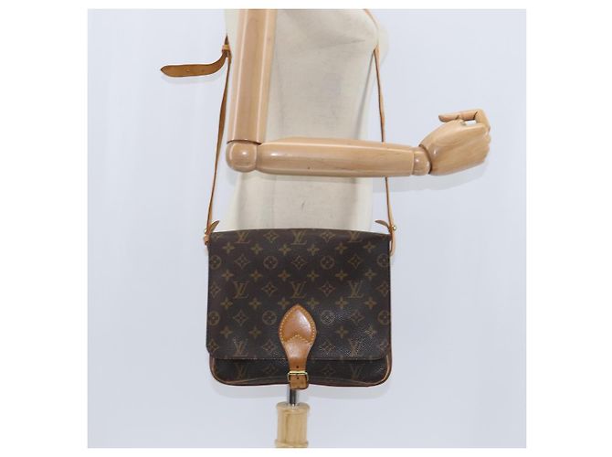 LOUIS VUITTON Borsa a Spalla Monogram Cartouchiere GM M51252 LV Auth BA7168 Monogramma - vista 24