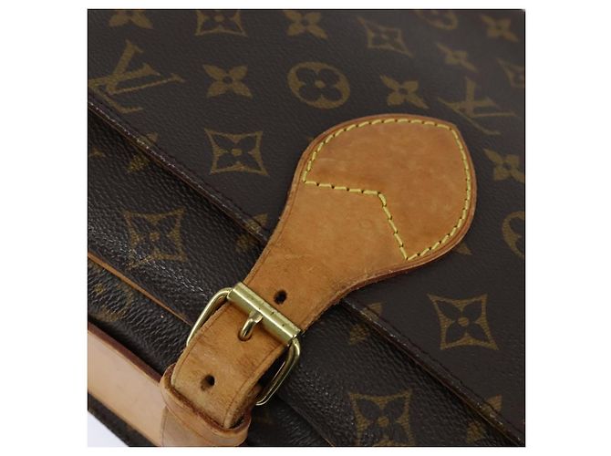 LOUIS VUITTON Borsa a Spalla Monogram Cartouchiere GM M51252 LV Auth BA7168 Monogramma - vista 9