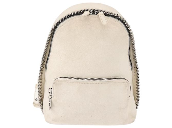 Autre Marque Falabella Rucksack Stella McCartney Polyester Weiß Silber 468908 Auth 146805 - Ansicht 13