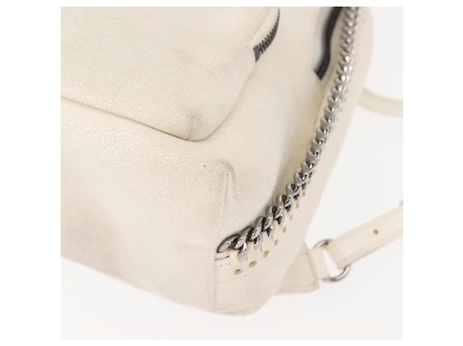 Autre Marque Falabella Rucksack Stella McCartney Polyester Weiß Silber 468908 Auth 146805 - Ansicht 15