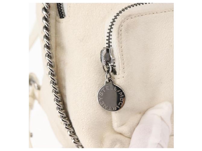 Autre Marque Falabella Rucksack Stella McCartney Polyester Weiß Silber 468908 Auth 146805 - Ansicht 18