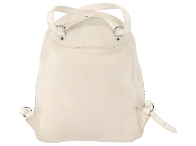 Autre Marque Falabella Rucksack Stella McCartney Polyester Weiß Silber 468908 Auth 146805 - Ansicht 2