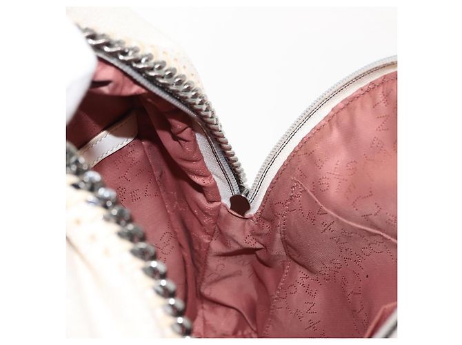 Autre Marque Falabella Rucksack Stella McCartney Polyester Weiß Silber 468908 Auth 146805 - Ansicht 20