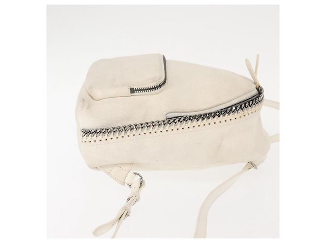 Autre Marque Falabella Rucksack Stella McCartney Polyester Weiß Silber 468908 Auth 146805 - Ansicht 3