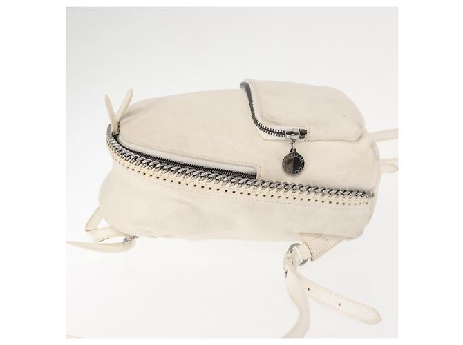 Autre Marque Falabella Rucksack Stella McCartney Polyester Weiß Silber 468908 Auth 146805 - Ansicht 4