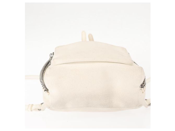 Autre Marque Falabella Rucksack Stella McCartney Polyester Weiß Silber 468908 Auth 146805 - Ansicht 5