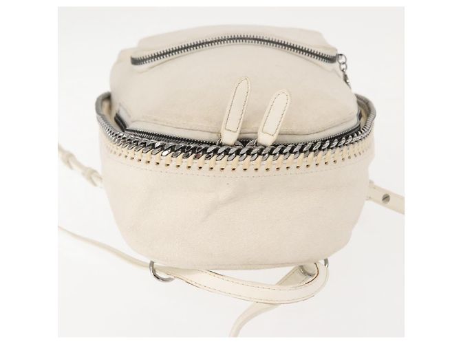 Autre Marque Falabella Rucksack Stella McCartney Polyester Weiß Silber 468908 Auth 146805 - Ansicht 6