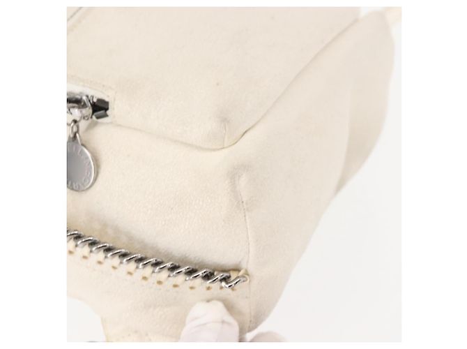 Autre Marque Falabella Rucksack Stella McCartney Polyester Weiß Silber 468908 Auth 146805 - Ansicht 9