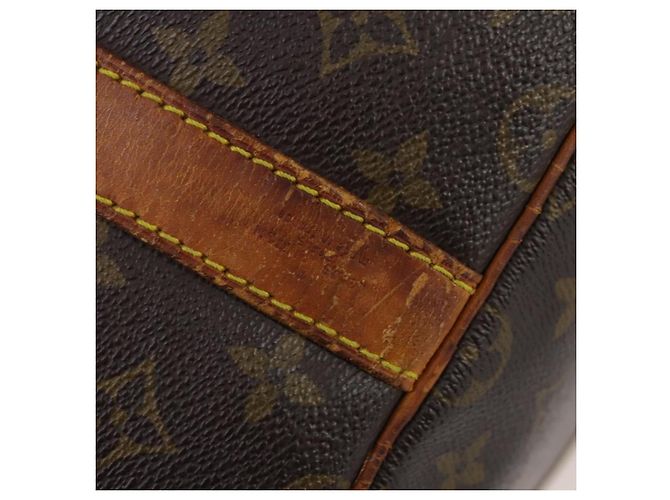 LOUIS VUITTON Monogram Keepall Bandouliere 55 Borsa Boston M41414 LV Auth 142469 Monogramma - vista 19