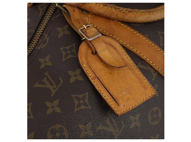 LOUIS VUITTON Monogram Keepall Bandouliere 55 Borsa Boston M41414 LV Auth 142469 Monogramma - vista 20