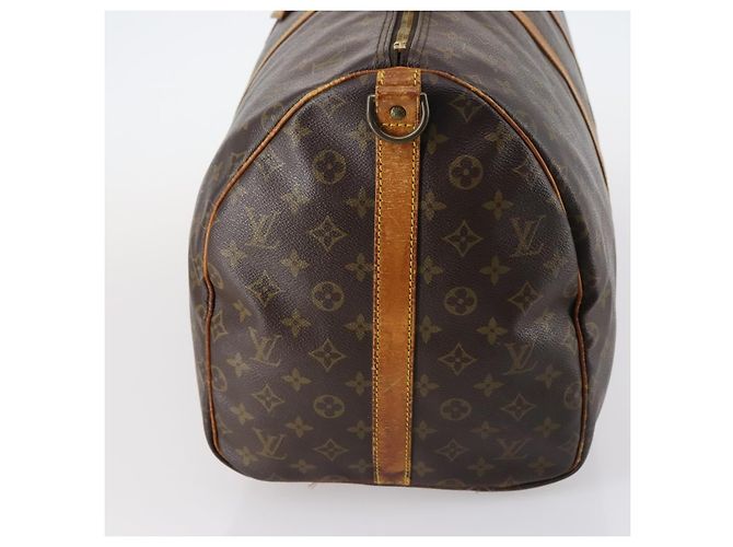 LOUIS VUITTON Monogram Keepall Bandouliere 55 Borsa Boston M41414 LV Auth 142469 Monogramma - vista 3