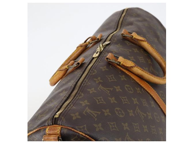 LOUIS VUITTON Monogram Keepall Bandouliere 55 Borsa Boston M41414 LV Auth 142469 Monogramma - vista 6