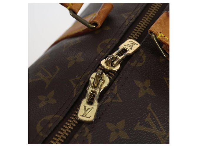 LOUIS VUITTON Monogram Keepall Bandouliere 55 Borsa Boston M41414 LV Auth 142469 Monogramma - vista 9