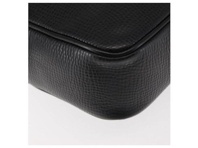 Borsa a Spalla Christian Dior in Pelle Nera e Oro Auth 146794 Nero D'oro - vista 15