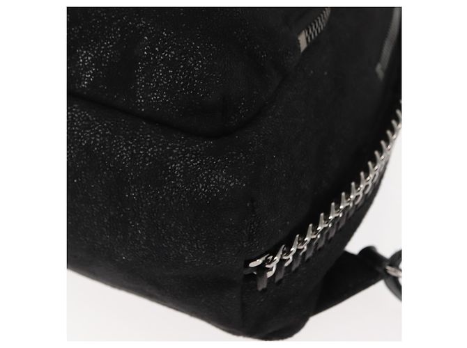Autre Marque Zaino Falabella in poliestere nero Auth BA6897 di Stella McCartney - vista 14