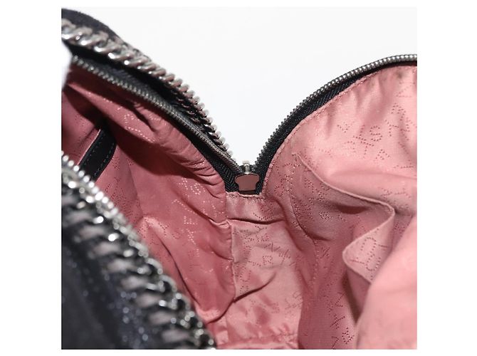Autre Marque Zaino Falabella in poliestere nero Auth BA6897 di Stella McCartney - vista 19