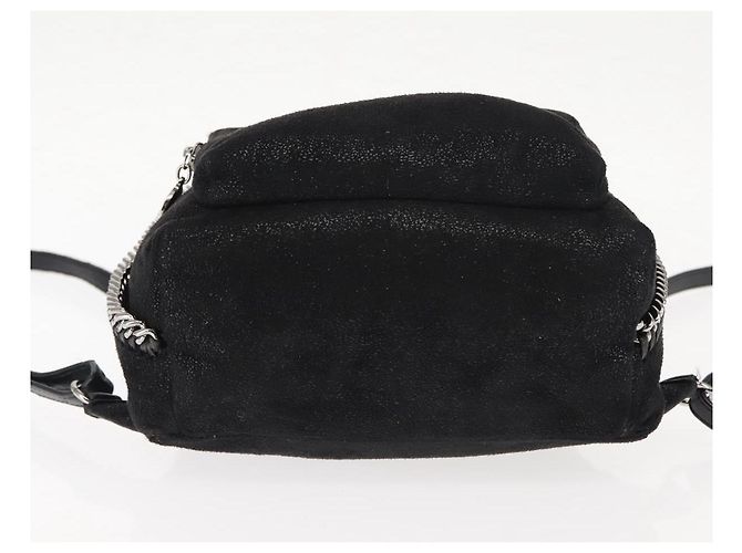Autre Marque Zaino Falabella in poliestere nero Auth BA6897 di Stella McCartney - vista 5
