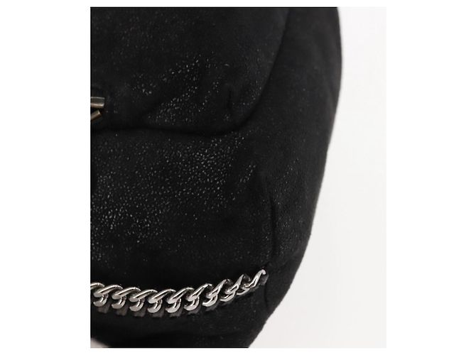 Autre Marque Zaino Falabella in poliestere nero Auth BA6897 di Stella McCartney - vista 9