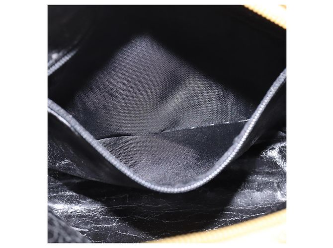 Borsa a Spalla Anagram LOEWE in Pelle Dorata Auth bs30180 D'oro - vista 12