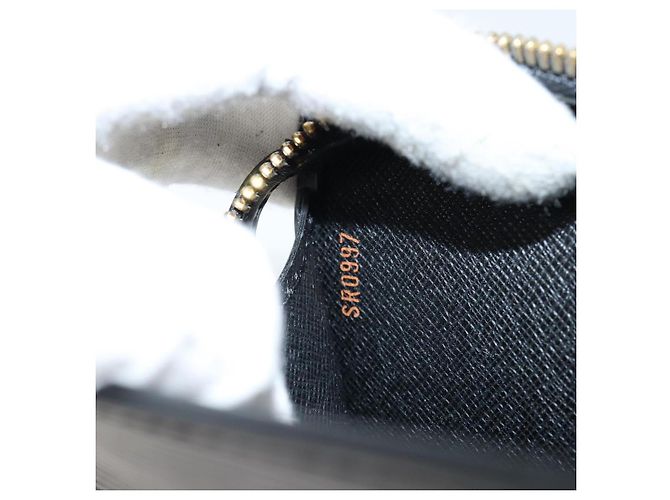 LOUIS VUITTON Epi Pochette Uomo Borsa Clutch Nera M52522 LV Auth ep11385 Nero - vista 12