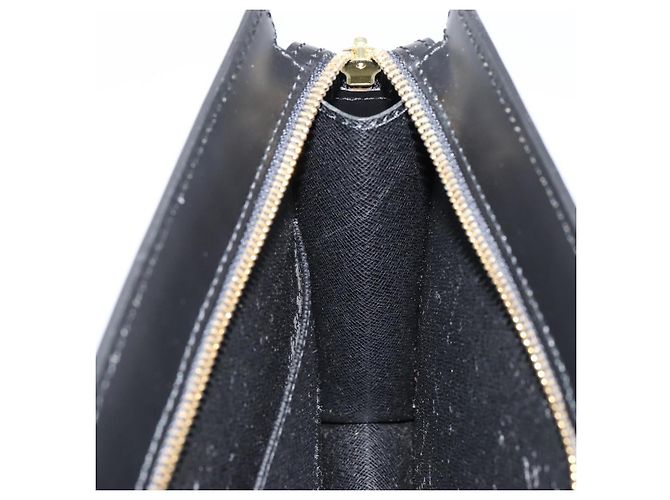 LOUIS VUITTON Epi Pochette Uomo Borsa Clutch Nera M52522 LV Auth ep11385 Nero - vista 18