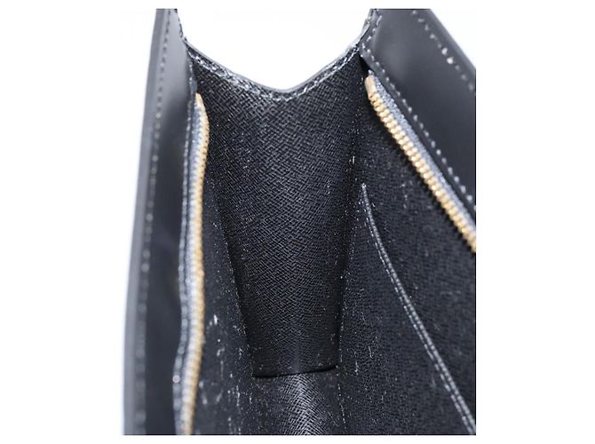 LOUIS VUITTON Epi Pochette Uomo Borsa Clutch Nera M52522 LV Auth ep11385 Nero - vista 19