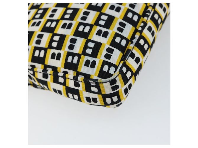 BALLY Borsa a mano in tela nera Auth BA7026 Nero - vista 16