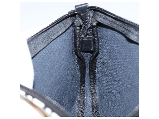 BALLY Borsa a mano in tela nera Auth BA7026 Nero - vista 18