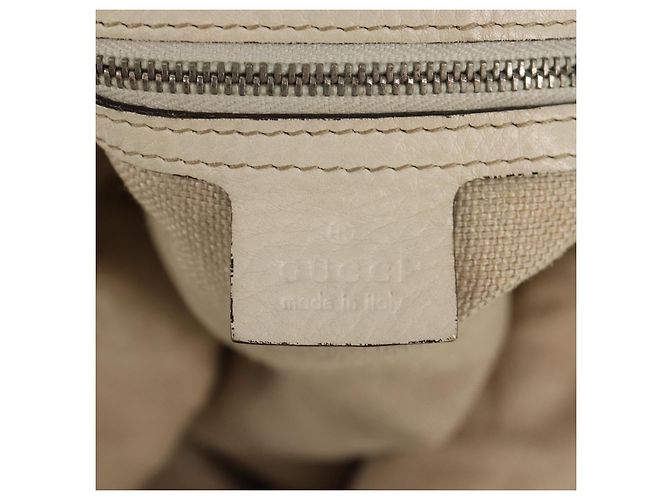 Gucci Borsa tote GG Canvas Horsebit 2way Beige Oro 232949 Auth 146265 D'oro - vista 27