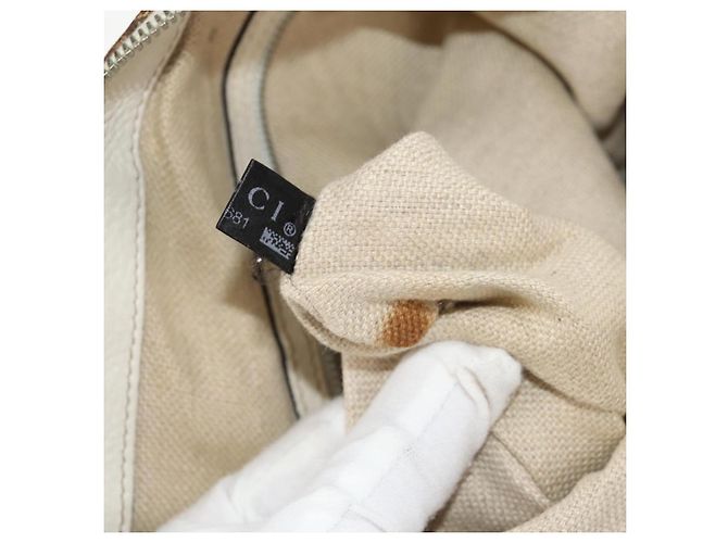 Gucci Borsa tote GG Canvas Horsebit 2way Beige Oro 232949 Auth 146265 D'oro - vista 33