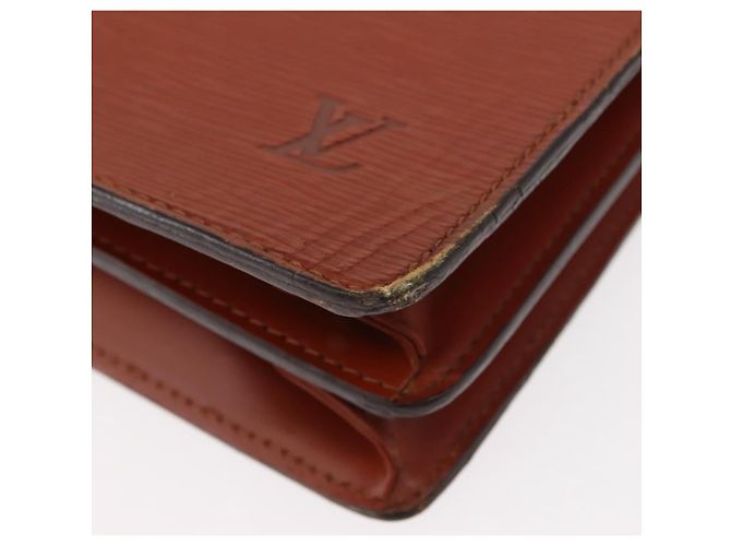 LOUIS VUITTON Epi Serviette Ambassador Borsa da Lavoro Marrone M54413 LV Auth 148062 - vista 14
