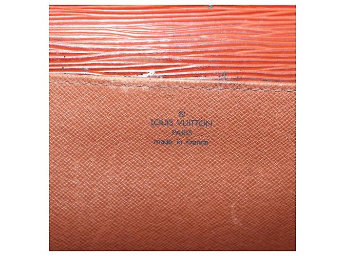 LOUIS VUITTON Epi Serviette Ambassador Borsa da Lavoro Marrone M54413 LV Auth 148062 - vista 19