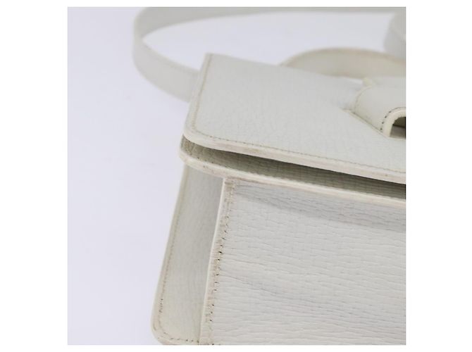 Borsa a mano LOEWE Barcellona in pelle 2 in 1 bianco oro Auth 147666 D'oro - vista 10