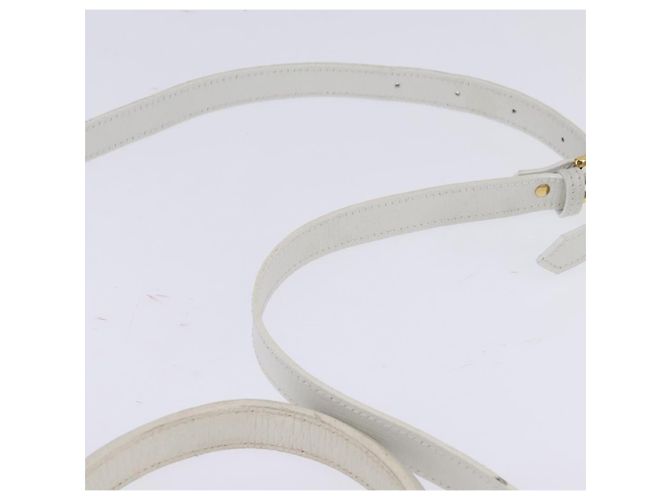 Borsa a mano LOEWE Barcellona in pelle 2 in 1 bianco oro Auth 147666 D'oro - vista 14