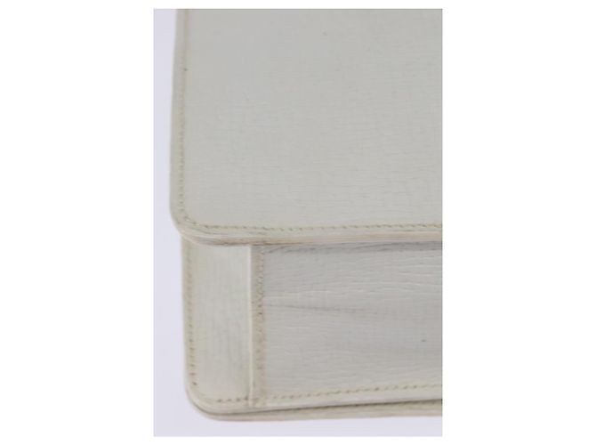 Borsa a mano LOEWE Barcellona in pelle 2 in 1 bianco oro Auth 147666 D'oro - vista 16