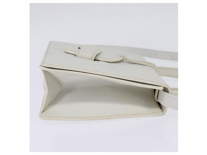 Borsa a mano LOEWE Barcellona in pelle 2 in 1 bianco oro Auth 147666 D'oro - vista 4