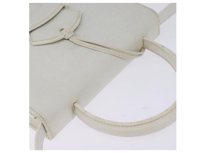 Borsa a mano LOEWE Barcellona in pelle 2 in 1 bianco oro Auth 147666 D'oro - vista 6