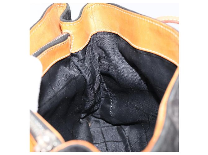 Céline Bolsa de mão Celine C Sulky em camurça preta prata autêntica 147956 Preto - vista 18