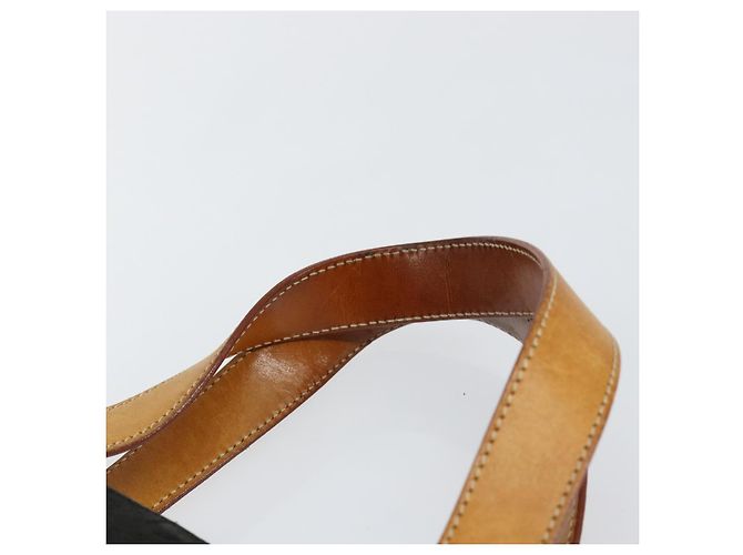 Céline Bolsa de mão Celine C Sulky em camurça preta prata autêntica 147956 Preto - vista 8