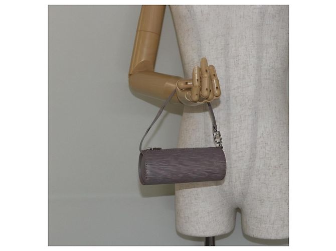 LOUIS VUITTON Pochette Soufflot Epi Lilla LV Auth 147350 Porpora - vista 20
