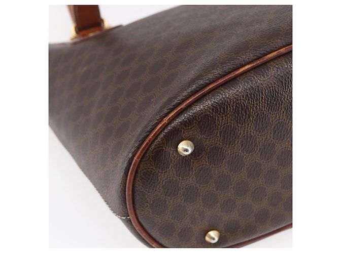 Céline CELINE Macadam Canvas Tote Bag aus PVC-Leder Braun Auth BA6719 - Ansicht 15