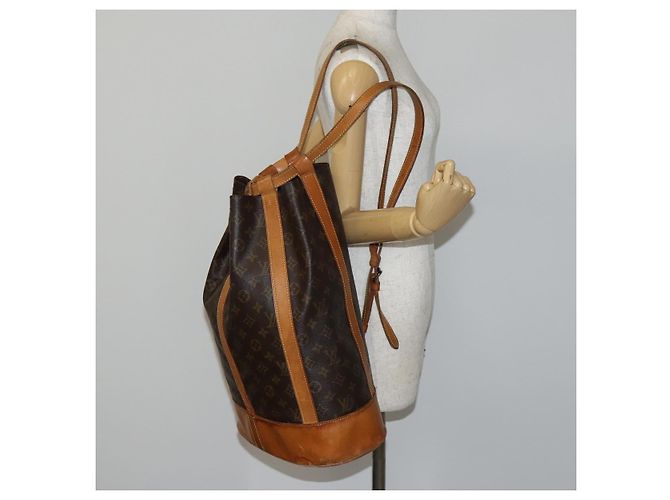 LOUIS VUITTON Borsa a Spalla Monogram Randonnee GM M42244 LV Auth 142879 Monogramma - vista 20
