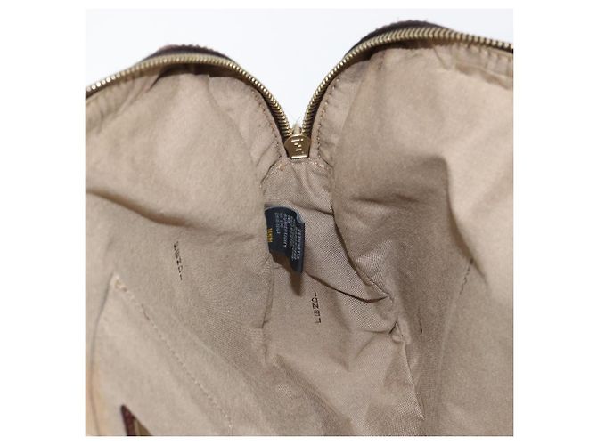 FENDI Zucchino Canvas Tote Bag Braun Gold Auth 146282 Golden - Ansicht 20