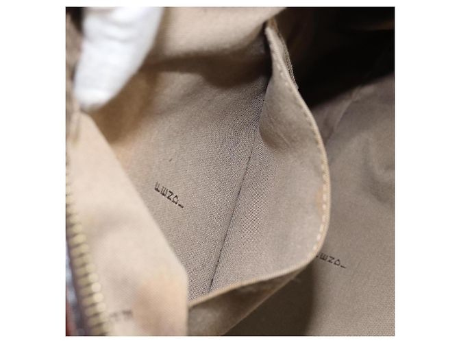 FENDI Zucchino Canvas Tote Bag Braun Gold Auth 146282 Golden - Ansicht 22