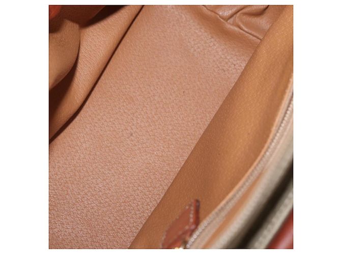 Céline Borsa a mano circolare in tela Macadam CELINE PVC beige oro Auth 153361 D'oro - Ansicht 11